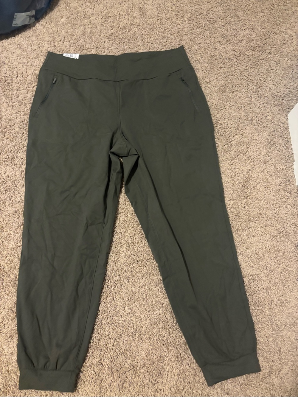 Mondetta Olive Green Women's Jogger Pants - Pull-On Comfort